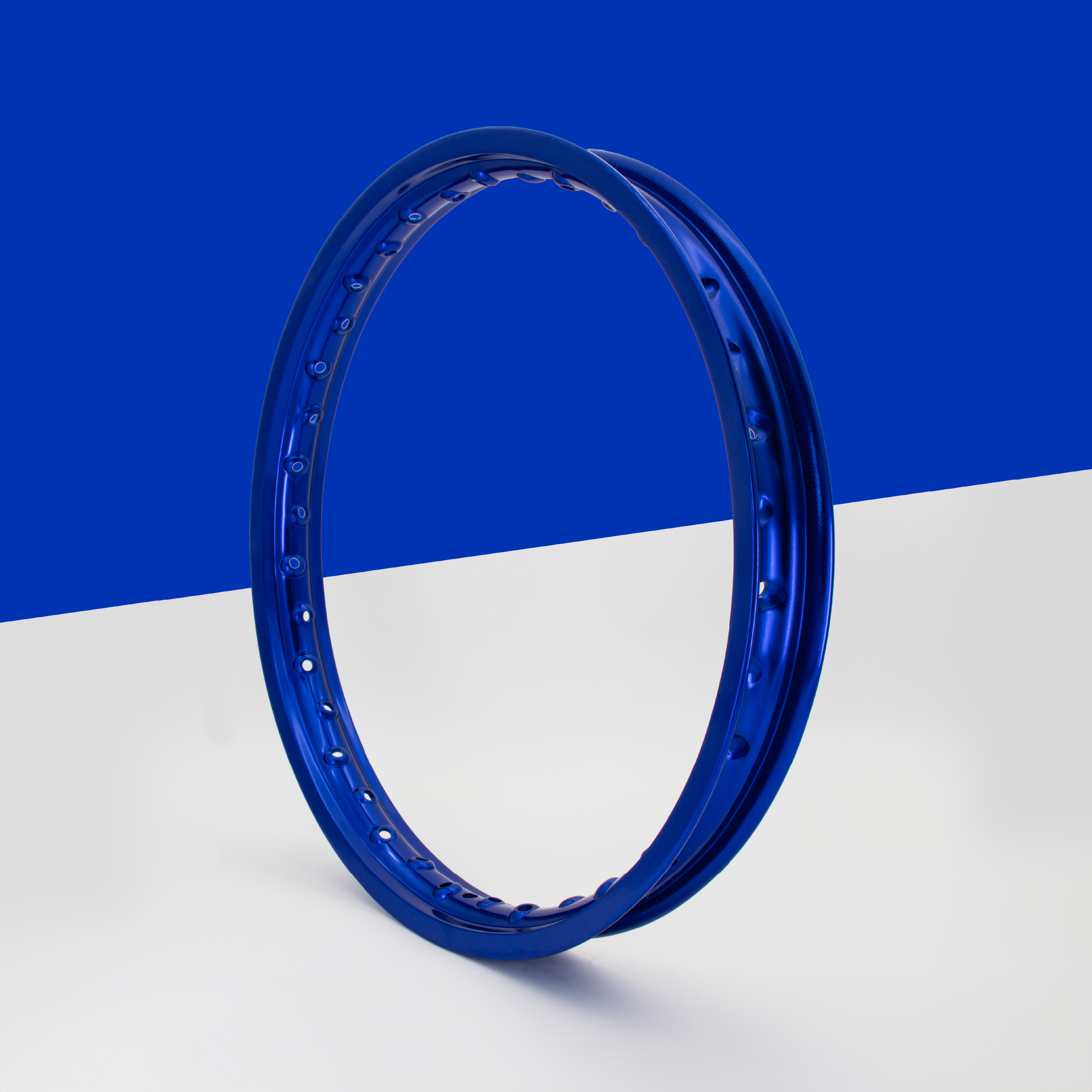 Felge Felgenring 1,5 x 16 Aluminium eloxiert blau Farbe: blau
