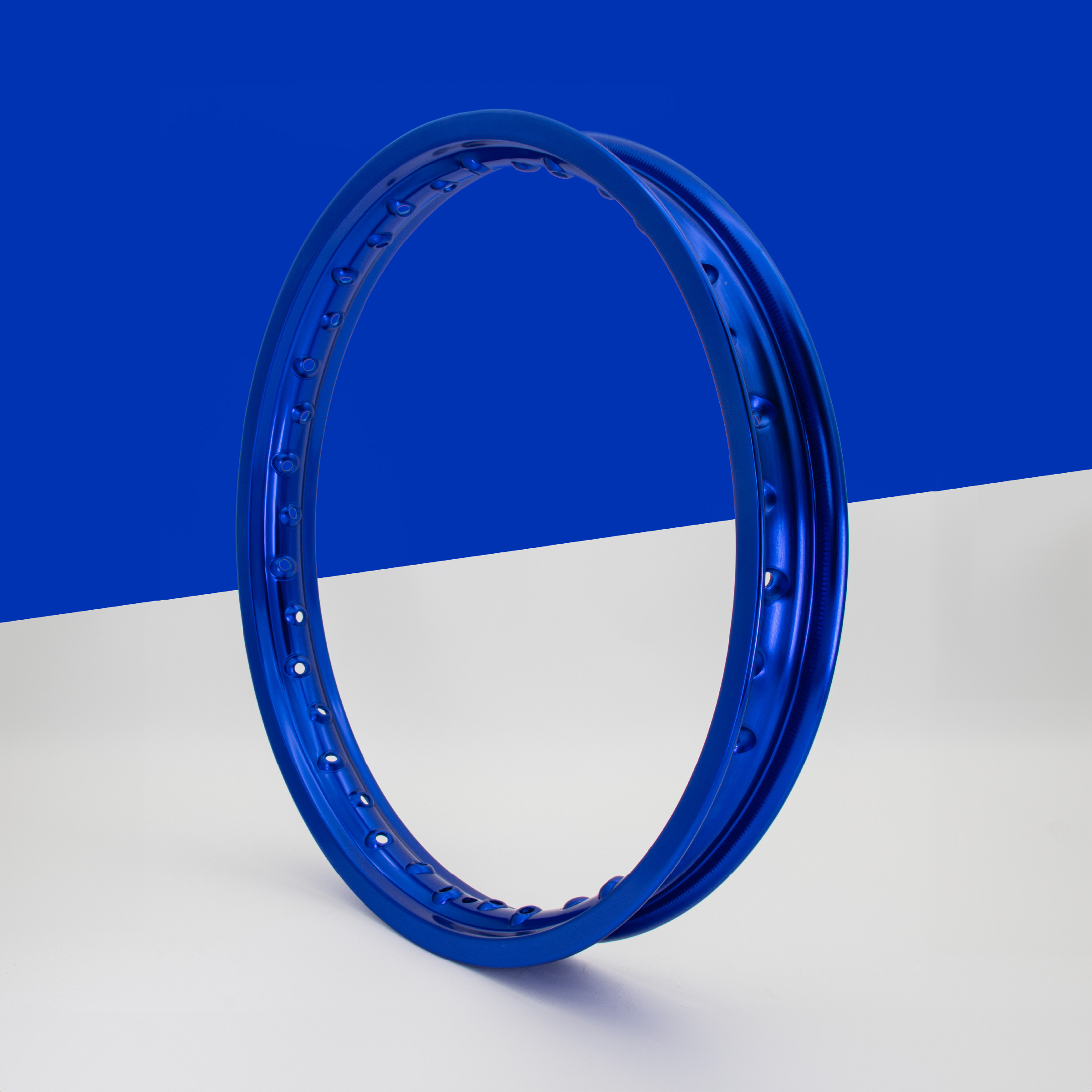 Felge Felgenring 1,6 x 16 Aluminium eloxiert blau Farbe: blau